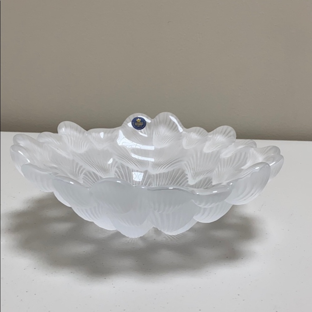 Unused Royal Copenhagen crystal dish. - Picture 4 of 5